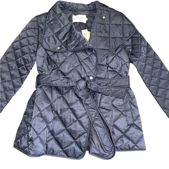 Rebecca Minkoff Woman's Medium Navy quilted jacket NWT $268 - Picture 1 of 5